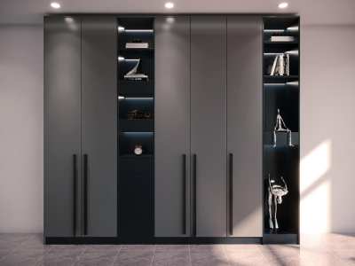 现代衣柜3D模型下载